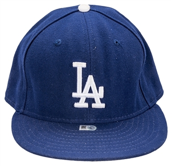 2014 Yasiel Puig Game Used Los Angeles Dodgers Cap (MLB Authenticated)
